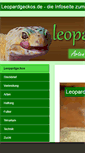 Mobile Screenshot of leopardgeckos.de